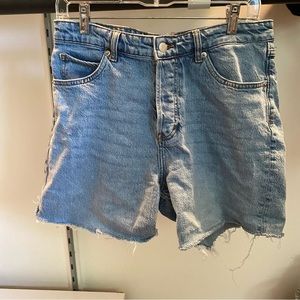 Women’s light denim shorts, 90s cut off shorts, high waisted
